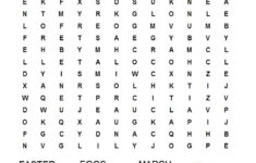 Easter Word Search Free Printable For Kids With Images Spring Words