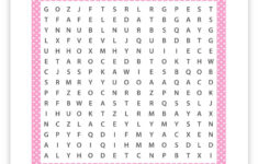 Easter Word Search Free Printable Game Pjs And Paint