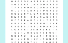 Easter Word Search Free Printable Worksheet For Kids