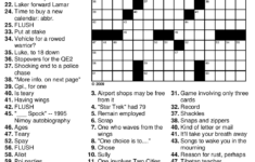 Easy Crossword Puzzles For Seniors Activity Shelter