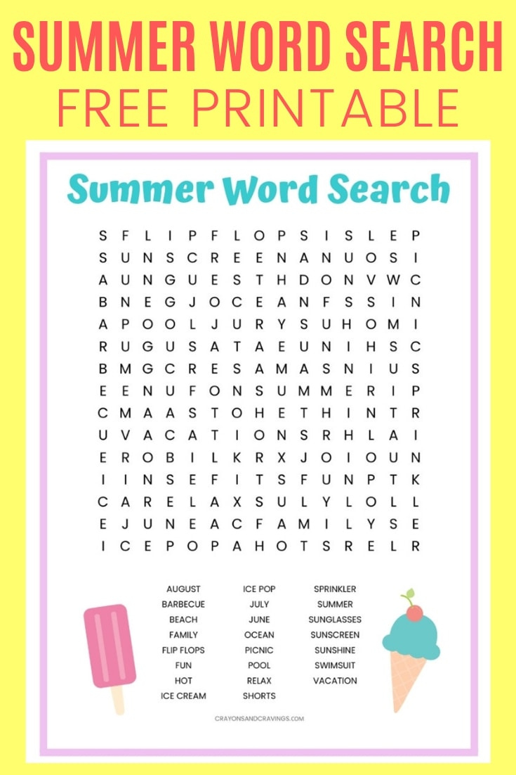 Easy Printable Word Searches For Adults Word Search Printable