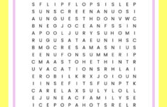Easy Printable Word Searches For Adults Word Search Printable