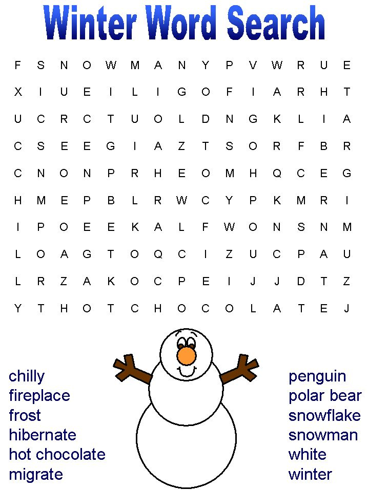 Easy Word Search For Kids Best Coloring Pages For Kids