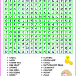 Egg Cellent Easter Wordsearch Wordmint Word Search Printable