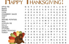 Fall Thanksgiving Word Search Thanksgiving Words Thanksgiving Word