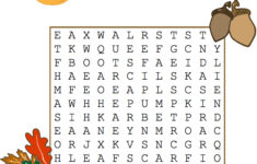 Fall Word Search Best Coloring Pages For Kids