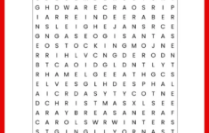 Fall Word Search Free Printable Worksheet