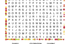 Family Word Search Puzzle For People With Dementia Easy Format