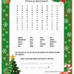 Florassippi Girl Christmas Word Search Free Printable