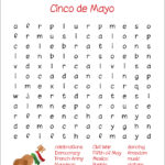 Free Cinco De Mayo Word Search A Quiet Simple Life With Sallie Borrink