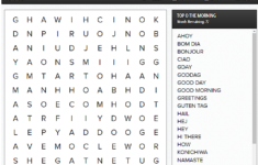 Free Daily Word Search Puzzles
