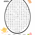 Free Easter Word Search Printable About A Mom