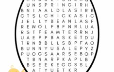 Free Easter Word Search Printable About A Mom