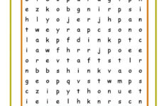 Free Easy Word Search African K5 Worksheets African Animals Easy