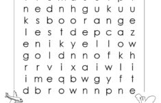 Free Easy Word Search For Kids Activity Shelter