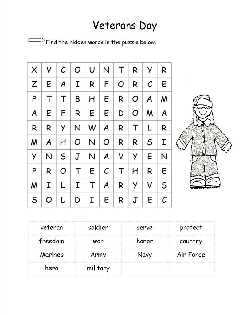 Free Elementary Word Search Printables Learning Printable