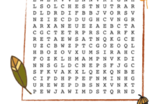 FREE English Fun Autumn Word Search Seasonal Theme Activity English