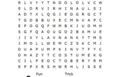 FREE Halloween Word Search Counting Printables
