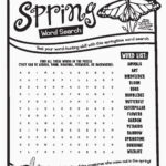Free Kid Word Searches Activity Shelter