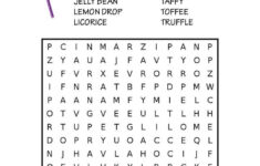 Free Printable Candy Word Search Free Printable Word Searches Word