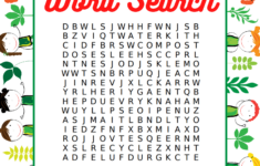 Free Printable Earth Day Word Search For Kids