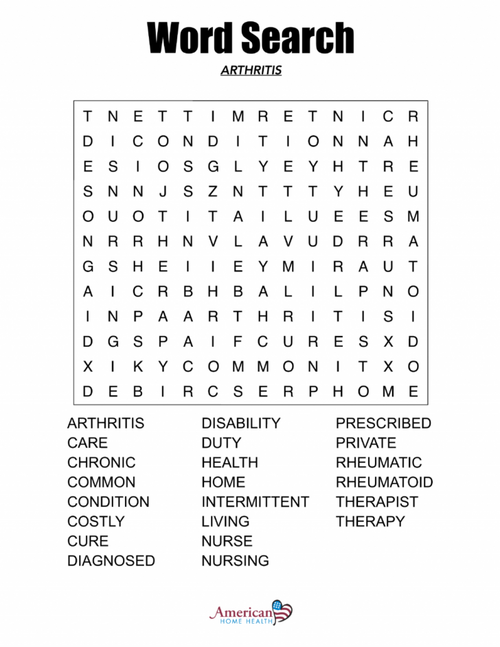 Large Word Search Printable Worksheets