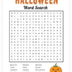Free Printable Halloween Word Search Pjs And Paint