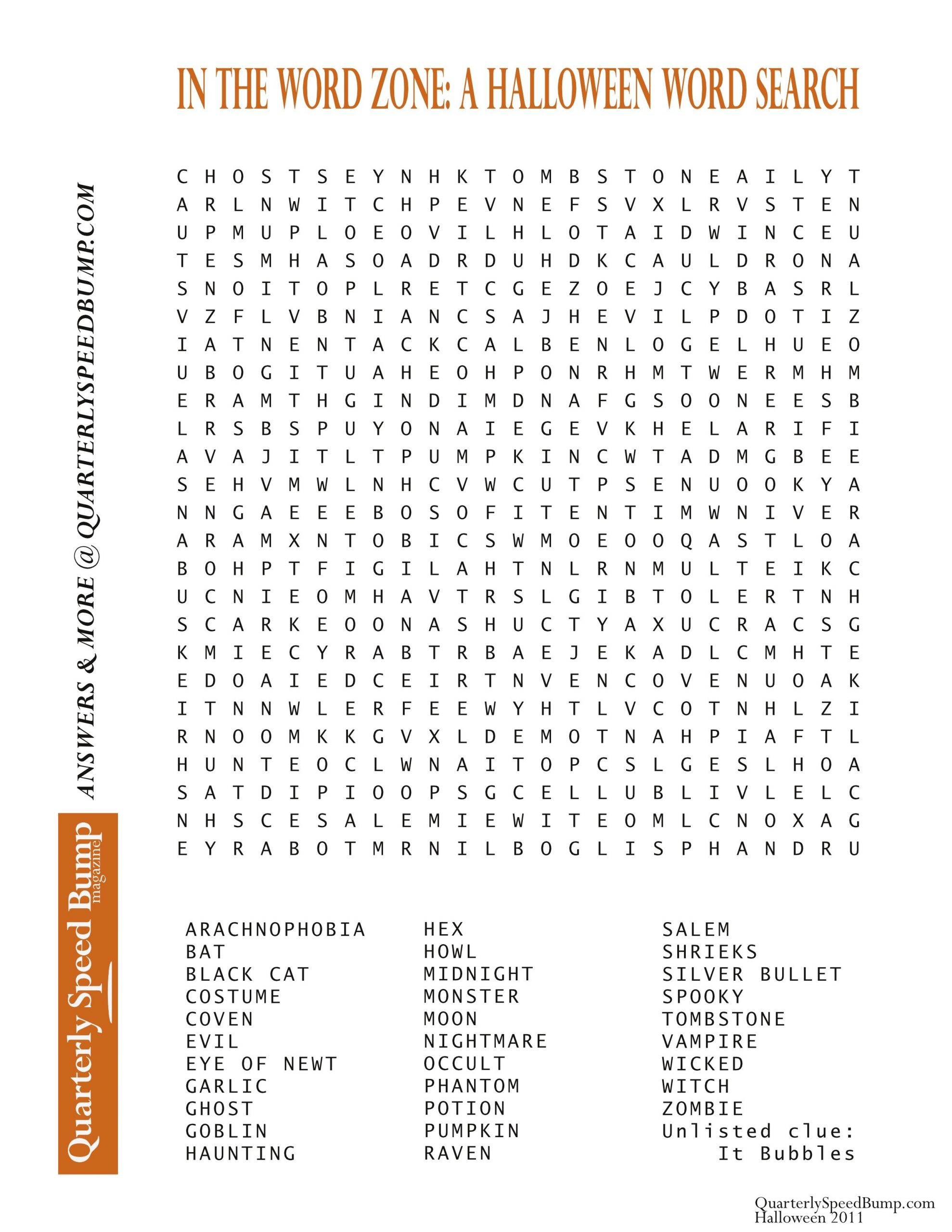 Free Printable Halloween Word Searches For Adults Word Search Printable