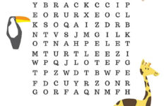 Free Printable Jungle Animal Word Search Puzzle Kids Activities Blog