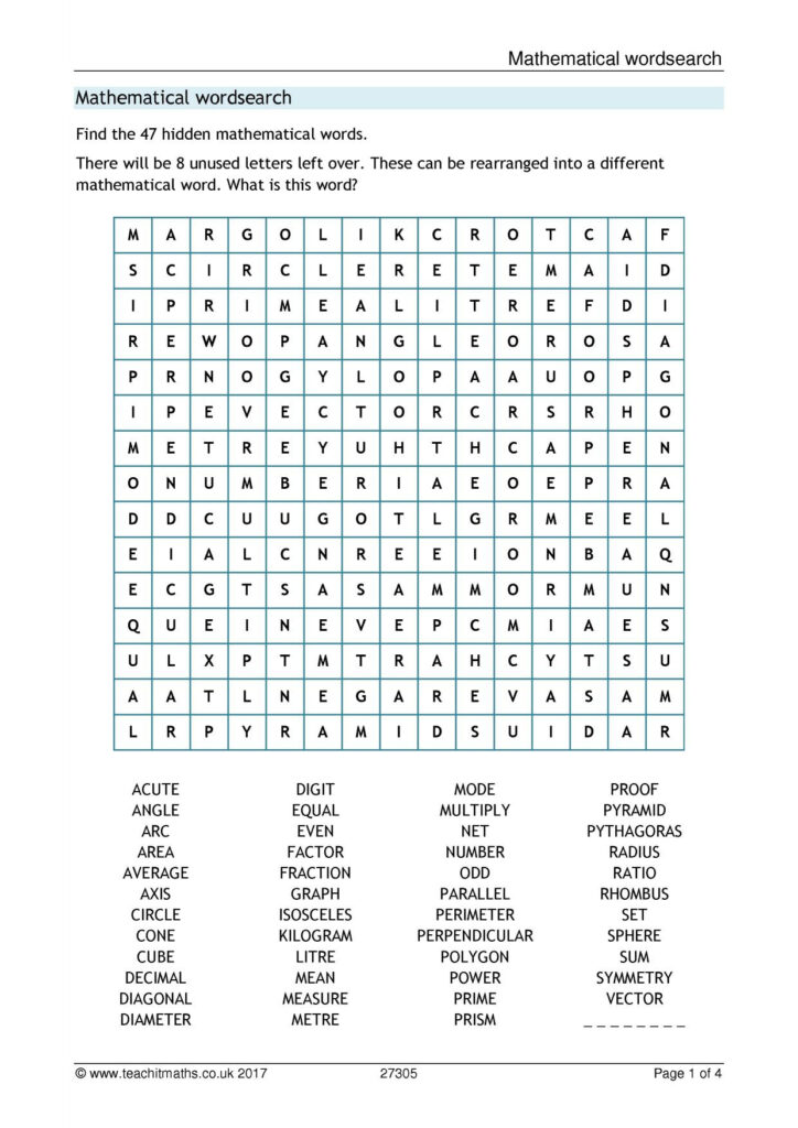 free-printable-math-word-search-word-search-printable-printable-word-search