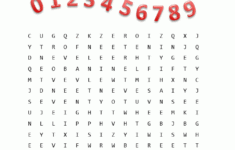 Free Printable Number Word Search Number Words Teach English To Kids