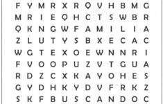 Free Printable Spanish Word Search Puzzle With Answer Key PDF