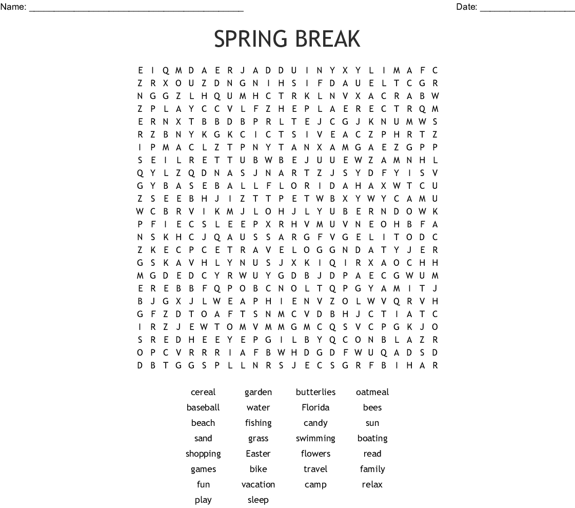 free-printable-spring-break-word-searches-word-search-printable-printable-word-search