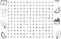 Free Printable Summer Word Search Colouring Page Summer Words Fun