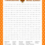 Free Printable Thanksgiving Word Search Puzzles For Adults Word