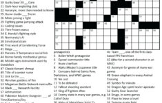 Free Printable Themed Crossword Puzzles Myheartbeats club Free