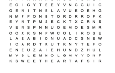 Free Printable Valentine Word Search For Adults Free Printable