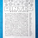 Free Printable Winter Word Search Coloring Page Artsy Fartsy Mama