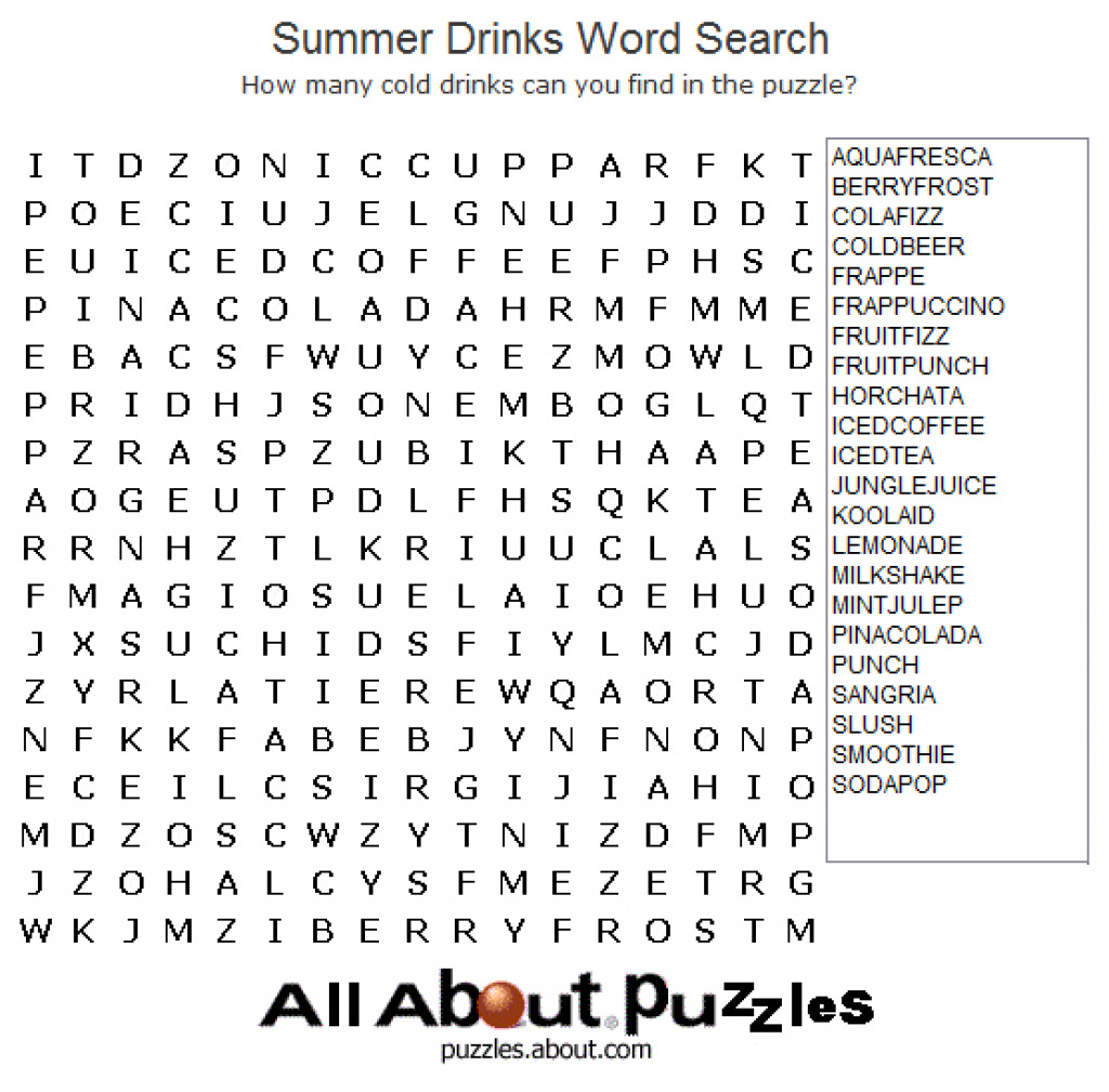 Free Printable Word Searches For Adults Large Print