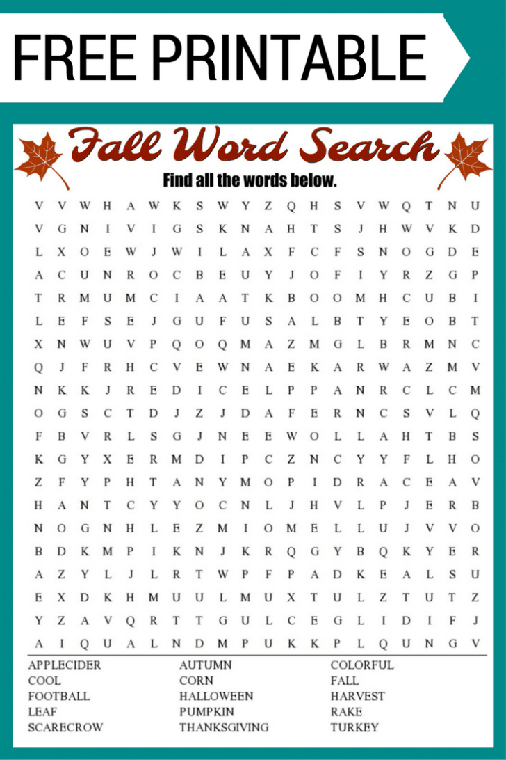 Free Printable Word Search Puzzles 2023