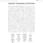 Free Spanish Word Search Printable Word Search Printable