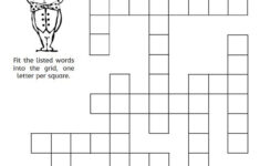 Fun Easter Fit The Words Puzzle Free Printable Word Puzzles Word