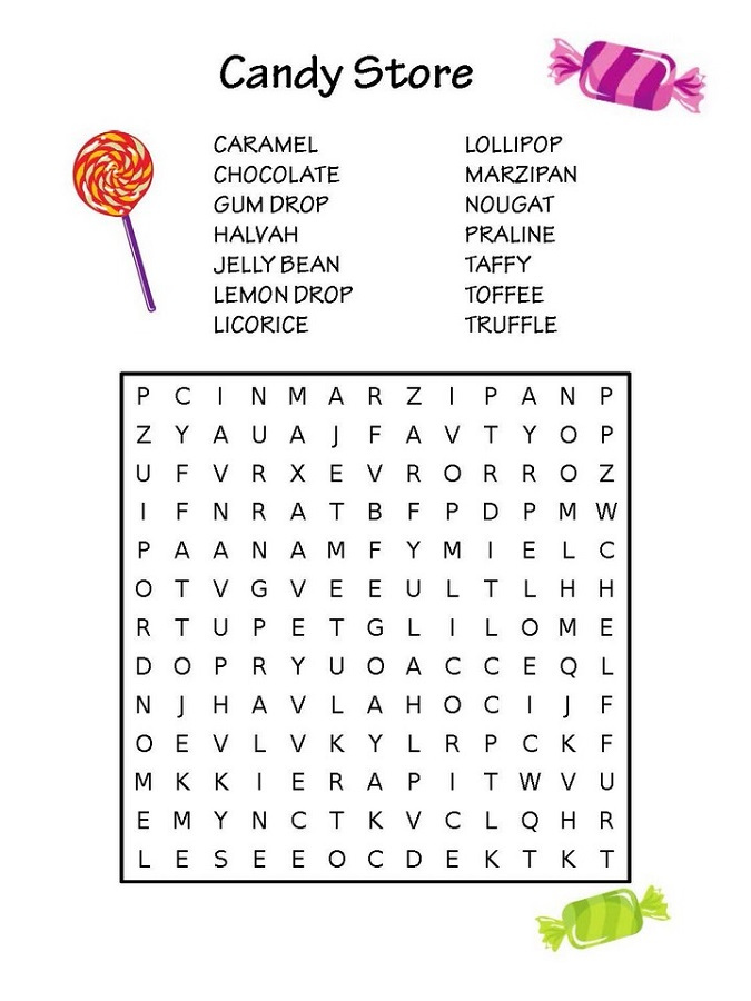 Fun Kids Word Search Activity Shelter
