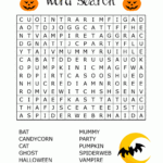 Halloween Inspired Word Search 1 Free Printable