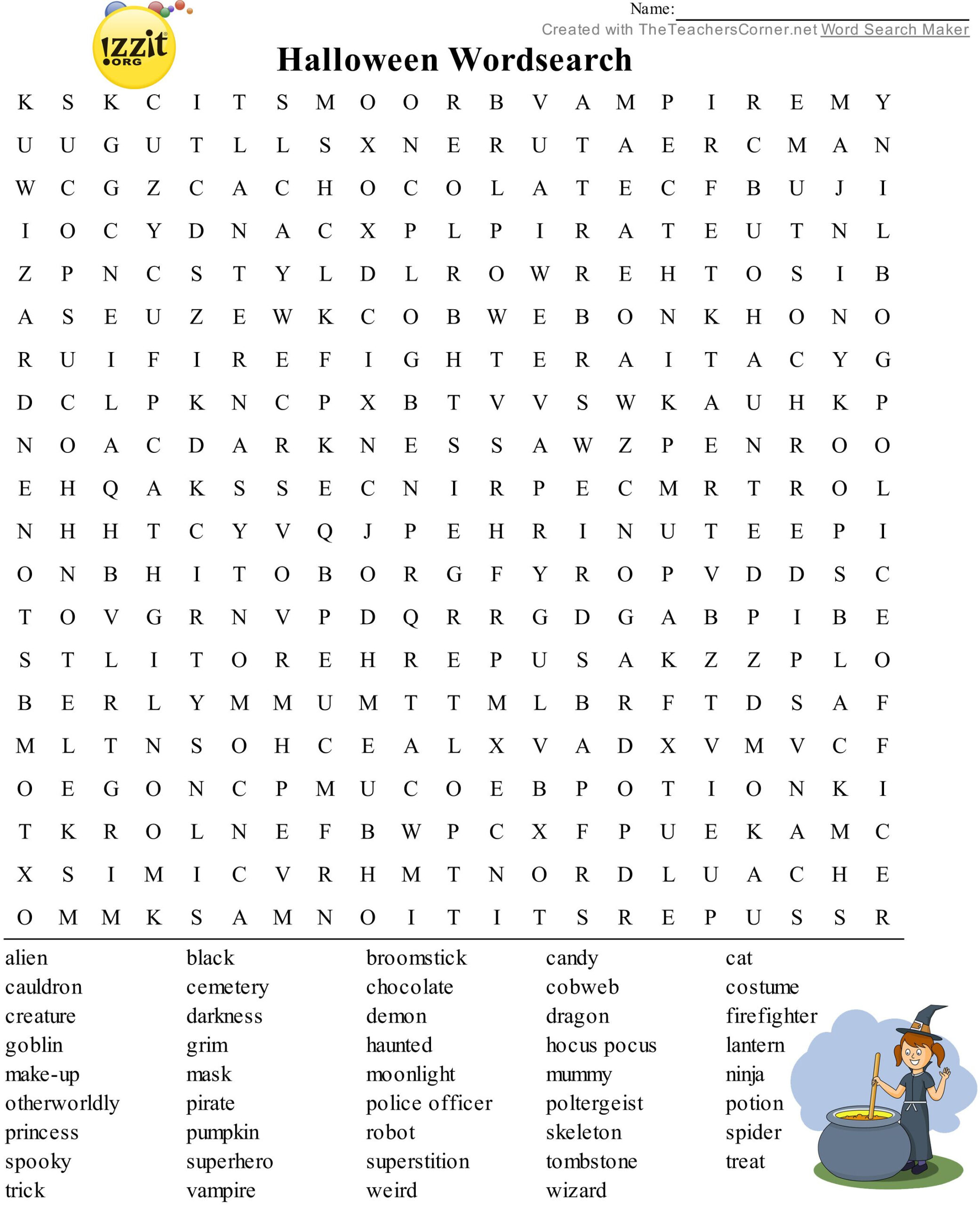 Halloween Word Search Hard HappyHalloween Halloween Words 