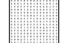 Harry Potter Word Search More Than Thursdays