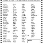 High Frequency Word Checklist For 2nd Grade Open Court By Serving Up