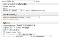 Hints Tips And Tricks For Using Gateway Bible Search Online