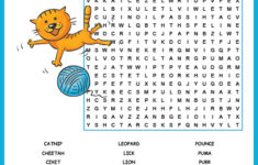I LOVE Cats Word Search