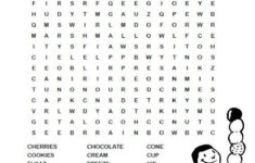 Ice Cream Word Search Free Word Search Puzzles Free Word Search